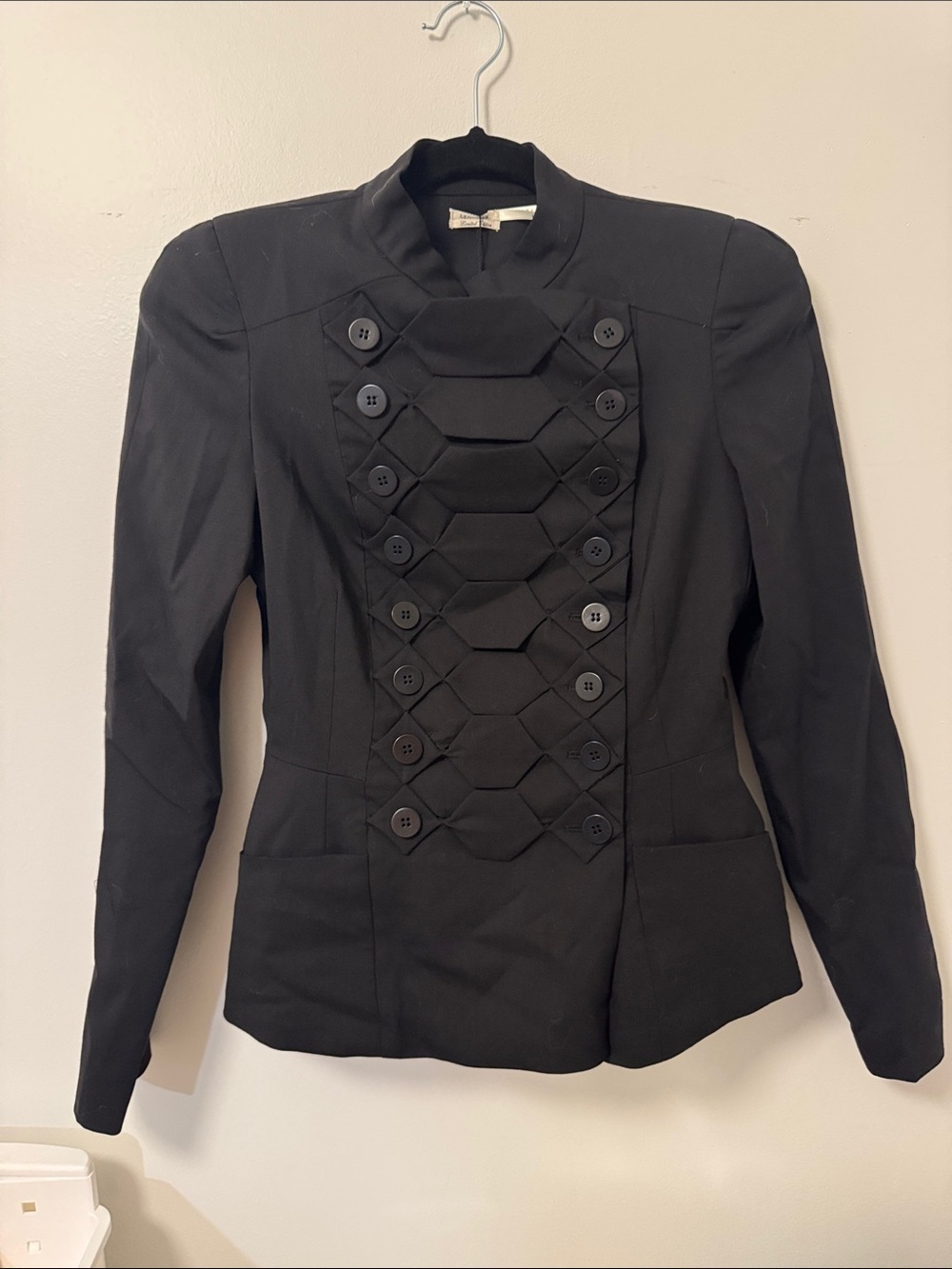 NWT Leon Max Limited Edition Black Military-Style Women's Jacket 4